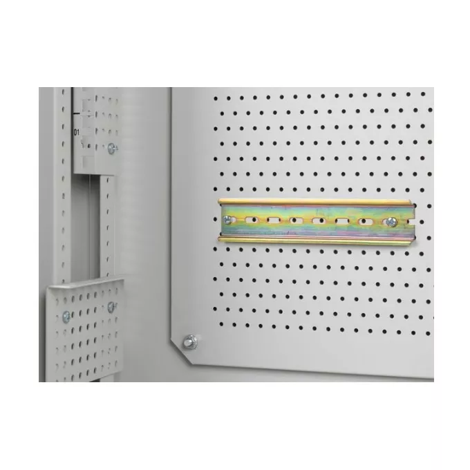 Lanberg Szafa instalacyjna rack wisząca 19 cali 6U+3U 540x200 niskoprofilowa szara złożona