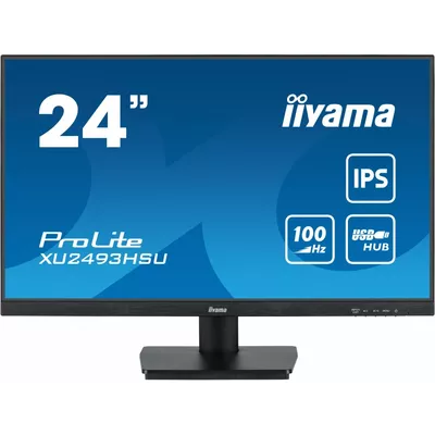 IIYAMA Monitor 24 cale XU2493HSU-B7,IPS.HDMI.DP.2x2W.USBx2,300cd