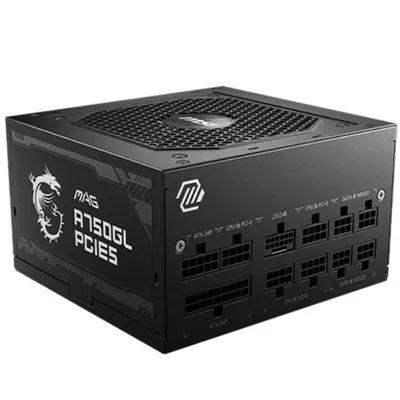 MSI Zasilacz MAG A750GL PCIE5 II 750 W 80PLUS GOLD F.MODULAR