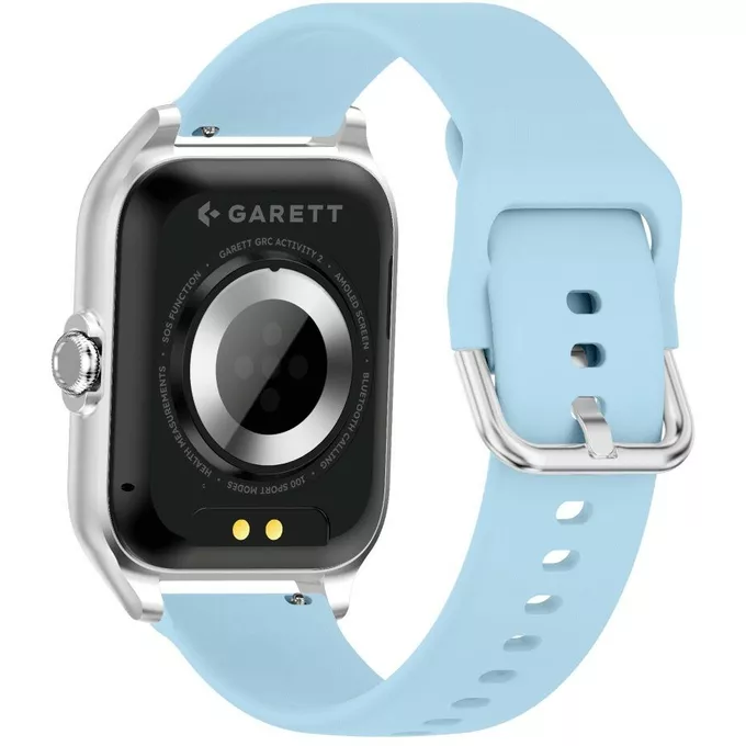 Garett Electronics Smartwatch GRC ACTIVITY 2 Srebrny matowy