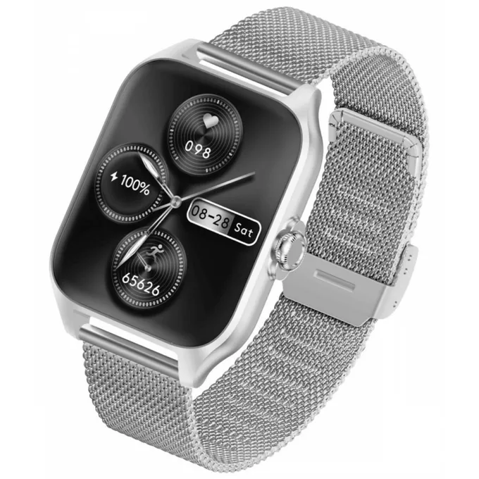 Garett Electronics Smartwatch GRC ACTIVITY 2 Srebrny matowy