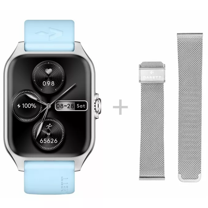 Garett Electronics Smartwatch GRC ACTIVITY 2 Srebrny matowy