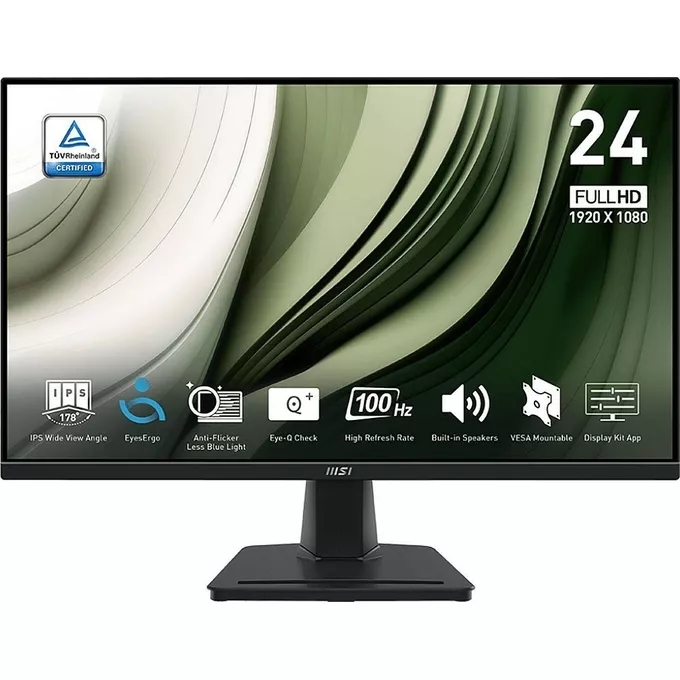 MSI Monitor 23.8 cala PRO MP245G LED/FHD/Flat/100Hz/czarny