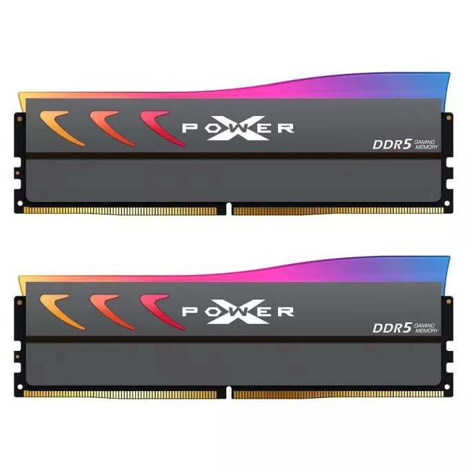 Silicon Power Pamięć DDR5 XPOWER Storm RGB 64GB/6000 2*32GB CL38 Grey