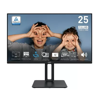 MSI Monitor PRO MP251P   24.5 cala/LED/FHD/Flat/100Hz/Czarny