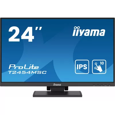 IIYAMA Monitor 24 cale T2454MSC-B2AG 10 PKT. POJ,IPS,HDMI,DP,FHD,300cd,4ms,  2x2W
