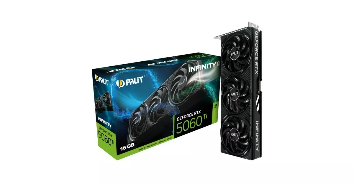 Palit Karta graficzna GeForce RTX 5060 TI INFINITY 3 16GB