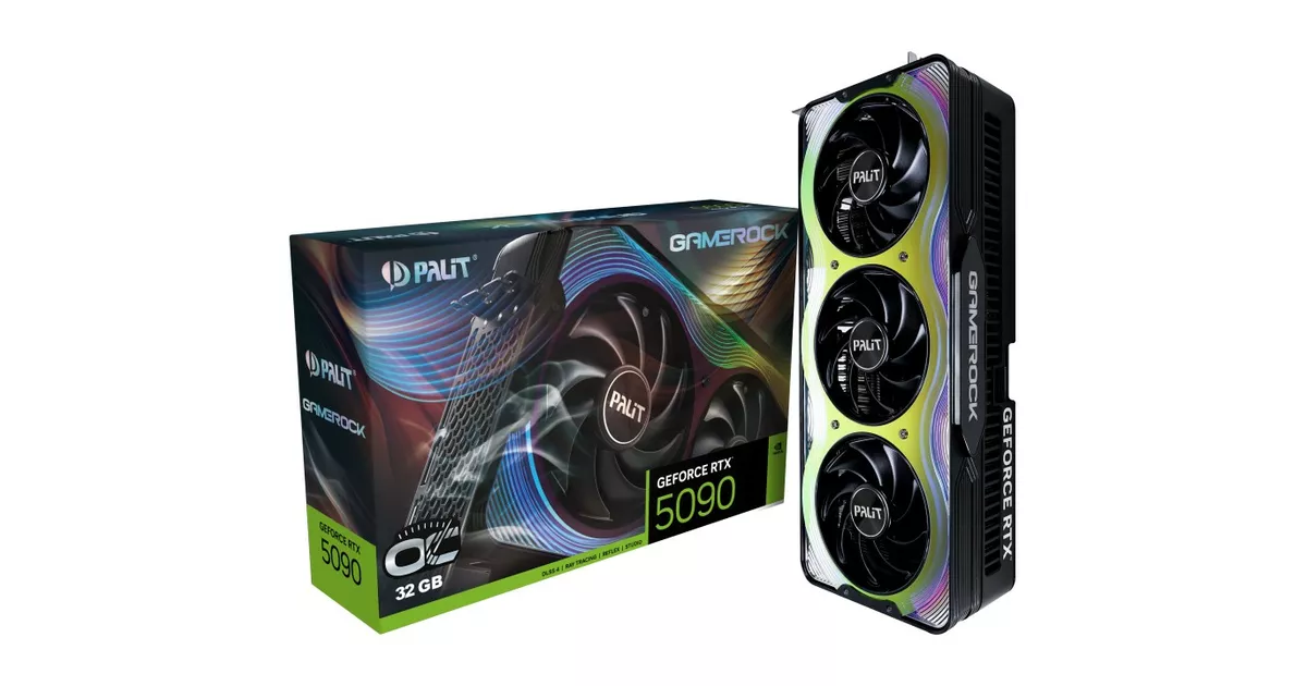 Palit Karta graficzna RTX 5090 GameRock OC 32GB GDDR7 512bit