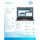 Dell Laptop Dell Pro 14 PC14255/AMD Ryzen 5 220/16GB/256GB/14.0 FHD+/Radeon 740M/FgrPr/Cam &amp; Mic/WLAN + BT/Backlit Kb/3 Cell/W11Pro
