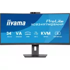 IIYAMA Monitor 34 cale XCB3497WQSNPH-B1,VA,UWQHD,1500R,USB-C Dock 95W, RJ45, KVM,2x5W, kamera 5MP, /5y/