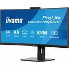 IIYAMA Monitor 34 cale XCB3497WQSNPH-B1,VA,UWQHD,1500R,USB-C Dock 95W, RJ45, KVM,2x5W, kamera 5MP, /5y/