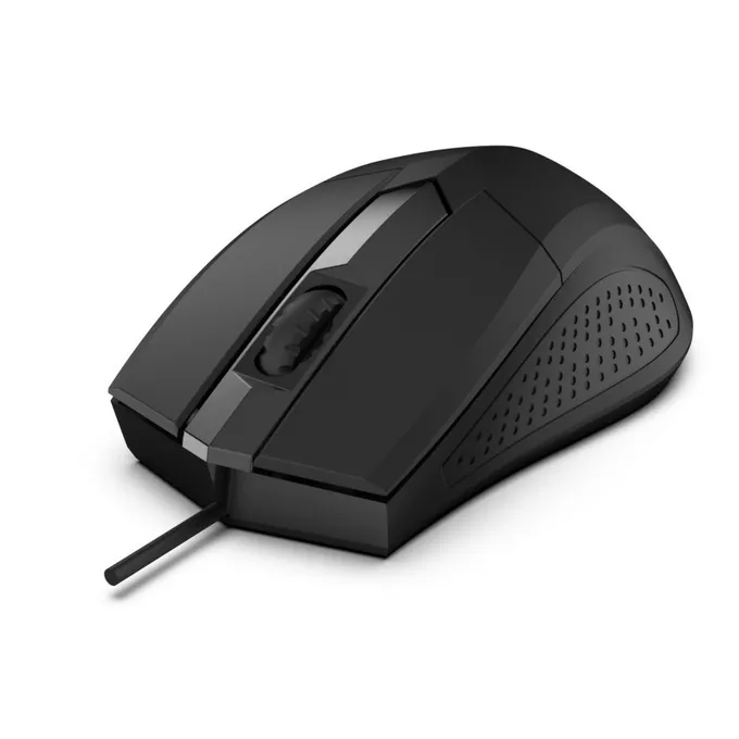 Rebeltec Mysz optyczna  Focus USB, 1200DPI 3 przyciski i rolka,     czułość 125Hz, kabel 1.8m, waga 66g