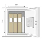 YALE HOME Sejf ognioodporny YFM profesjonalny XXL