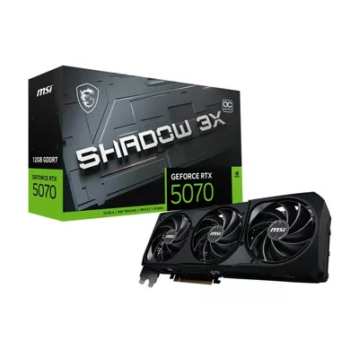 MSI Karta graficzna GeForce RTX 5070 12G SHADOW 3X OC GDDR7 192bit HDMI/DP
