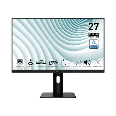 MSI Monitor 27 cali PRO MP273AP LED/FHD/Flat/100Hz/czarny