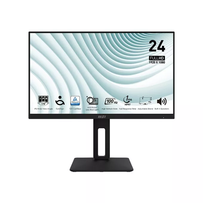 MSI Monitor 23.8 cala PRO MP242AP LED/FHD/Flat/100Hz/czarny