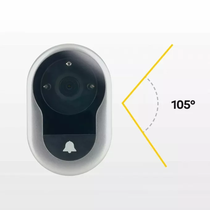 YALE HOME Elektroniczny wizjer drzwiowy DDV 4500