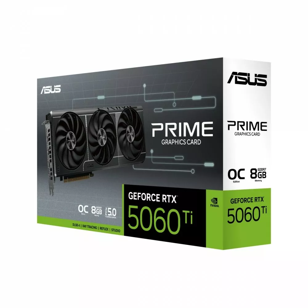 Asus Karta graficzna GeForce RTX 5060 Ti Prime OC 8GB GDDR7 128BIT