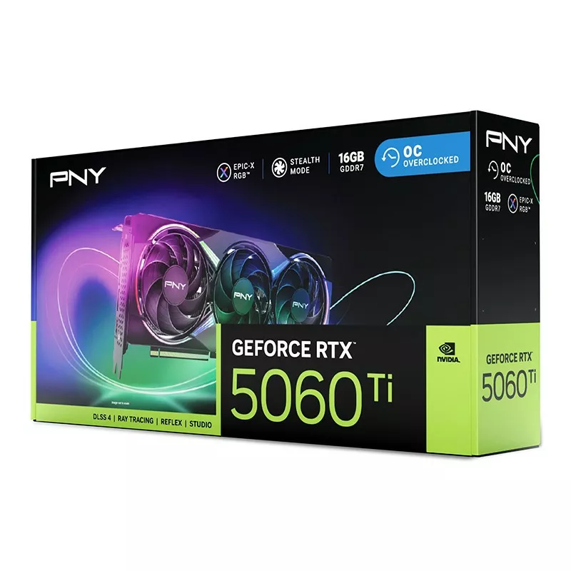 PNY Karta graficzna GeForce RTX 5060 Ti 16GB RGB