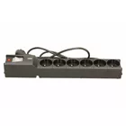 Lestar Listwa przeciwprzepięciowa LX 610, 1L, 1.5m, czarna