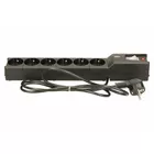 Lestar Listwa przeciwprzepięciowa LX 610, 1L, 1.5m, czarna