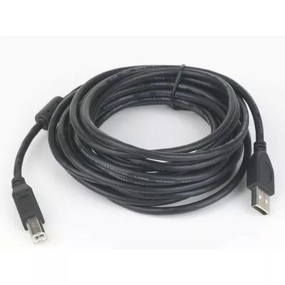 Gembird Kabel USB 2.0 typu AB AM-BM 1.8m FERRYT czarny