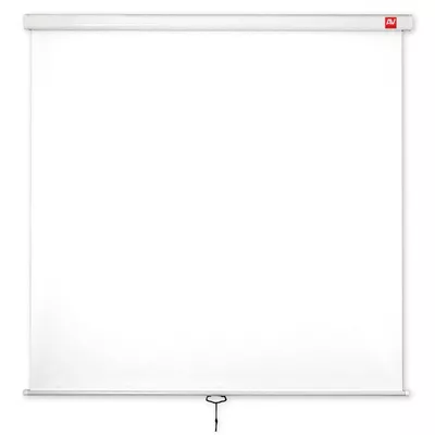 AVTek Ekran ścienny ręczny Wall Standard 200 (1:1, 200x200cm, powierzchnia biała, matowa)