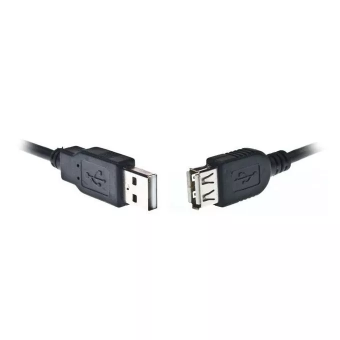 Gembird Przedluzacz USB 2.0 typu AM-AF 1.8m czarny