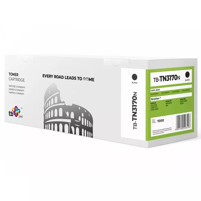 TB Print Toner do Brother TN3170 TB-TN3170N BK 100% nowy