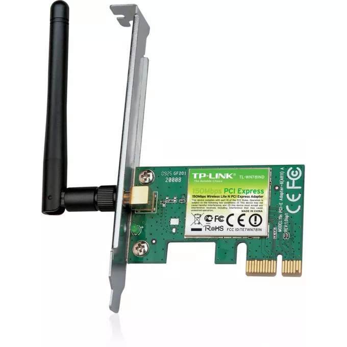 TP-LINK WN781ND karta WiFi N150 PCI-E 1x2dBi (SMA) BOX