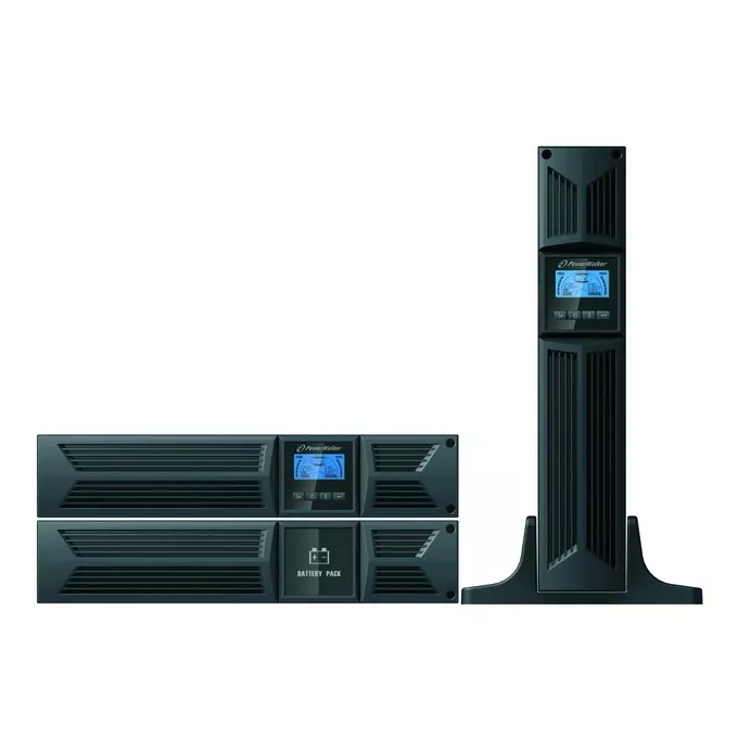 PowerWalker UPS  ON-LINE 2000VA 8X IEC OUT, USB/RS-232, LCD,     RACK 19''/TOWER, POWER FACTOR 0,9
