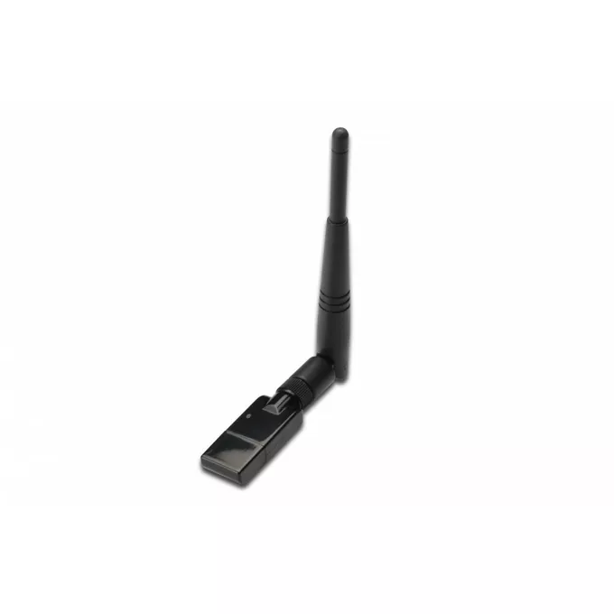 Digitus Mini karta sieciowa bezprzewodowa WiFi 300N 300Mbps na USB 2.0 z anteną