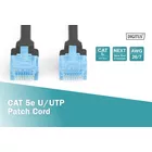 Digitus Patch cord U/UTP kat.5e PVC 0,5m Czarny