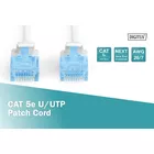 Digitus Patch cord U/UTP kat.5e PVC 0,5m Biały