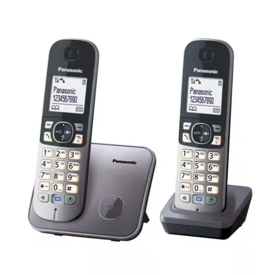 Panasonic Telefon KX-TG6812 Dect/Grey