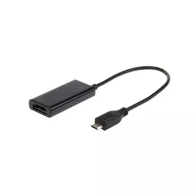 Gembird Adapter MHL(M)-&gt;HDMI(F)+USB Micro(BF)(5 PIN) 16cm