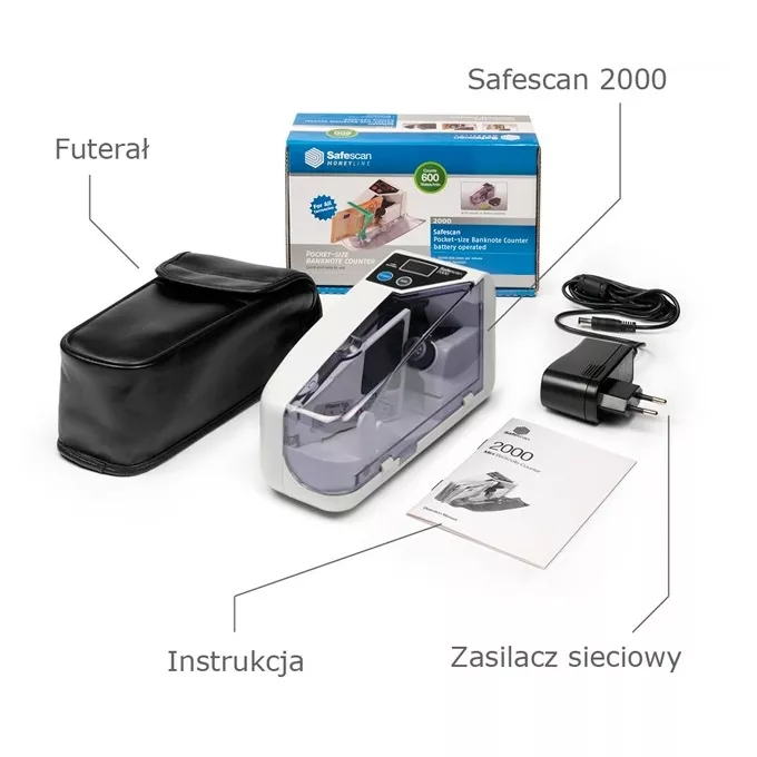 SafeScan Safescan 2000 - przeno¶na liczarka banknotów