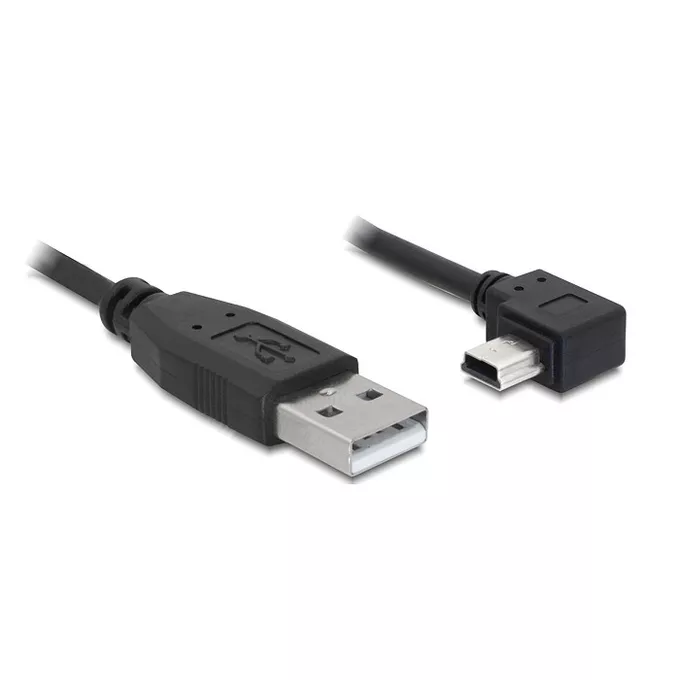 Delock Kabel USB A(M)-&gt;Mini USB BM5P(M) kątowy 50cm