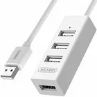 Unitek Hub 4x USB 2.0, Y-2146, 1x Lad.tel. biały