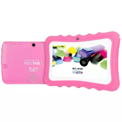 BLOW Tablet KidsTAB7.4HD2 quad różowy + etui