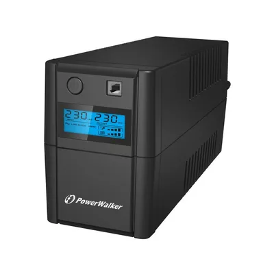 PowerWalker UPS LINE-INTERACTIVE 650VA 2X 230V PL OUT, RJ11     IN/OUT, USB, LCD