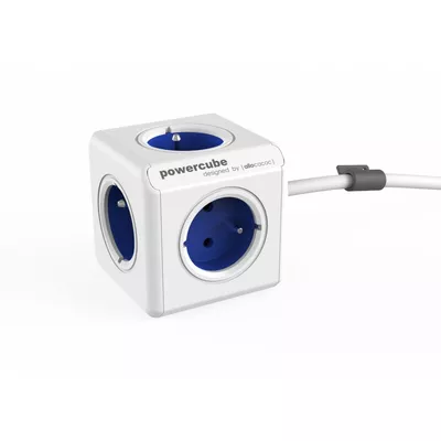 Allocacoc Listwa zasilaj±ca PowerCube Extended 1,5m Blue 2300BL/FREXPC