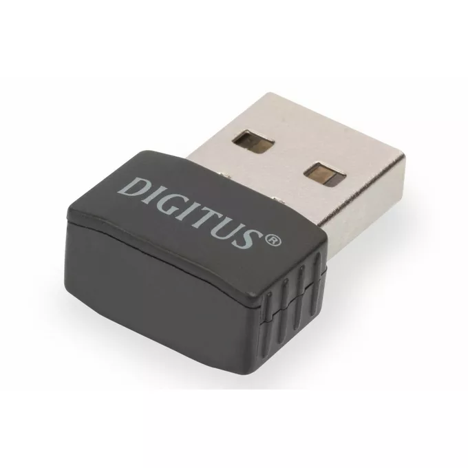 Digitus Mini karta sieciowa bezprzewodowa WiFi 11AC 600Mbps Dual Band na USB 2.0