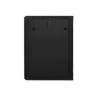 Lanberg Szafa instalacyjna wisząca 19'' 18U 600X600mm czarna (drzwi      szklane)