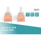 Digitus Patch cord U/UTP kat.6 PVC 0,5m szary