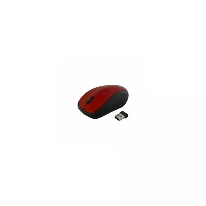 ART Mysz bezprzewodowo-optyczna USB AM-92E czerwona