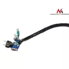Maclean Osłona maskująca na kable MCTV-687 B (20.4*22mm) 3m czarna spirala