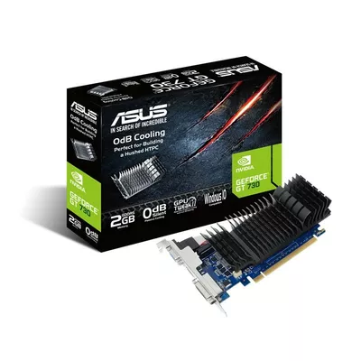 Asus Karta graficzna GeForce GT730 2GB DDR5 PCI 2.0 64BIT DVI-D/HDMI/HDCP