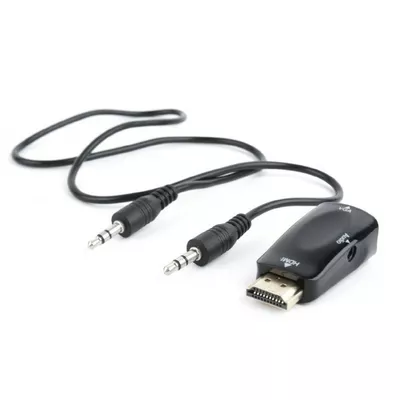 Gembird Adapter HDMI-A(M)-&gt;VGA(F)+Audio