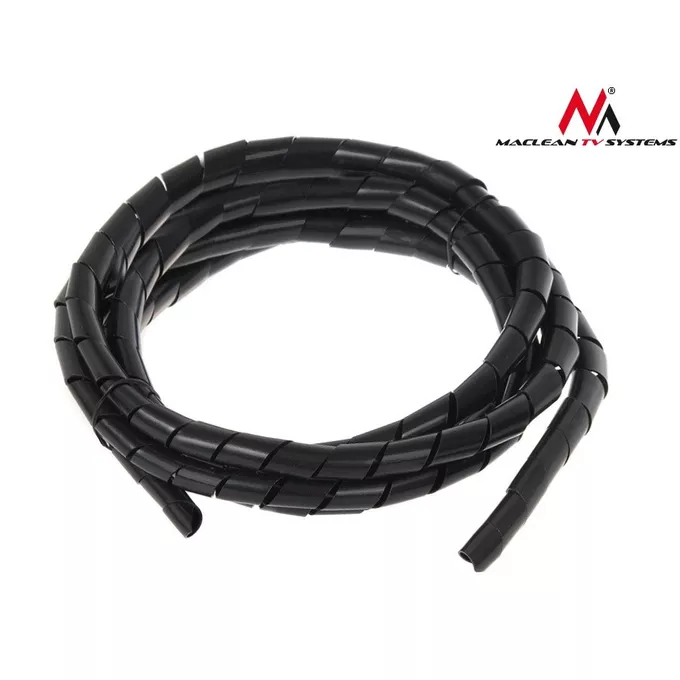 Maclean Osłona maskująca na kable MCTV-687 B (20.4*22mm) 3m czarna spirala